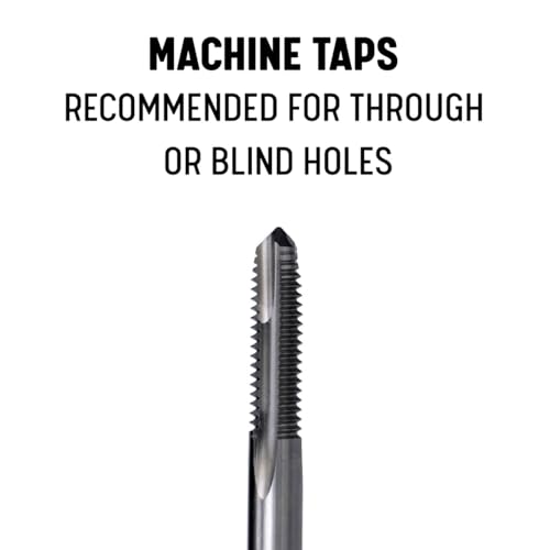 Drill America 4-36 High Speed Steel 2 Flute Spiral Point Tap, DWT Series - size: #4-36, style: Pack of 1