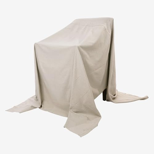 EZ Drop Painter's Canvas Fabric Drop Cloth for Painting (4 ft. x 5 ft.) - size: 4 ft. x 5 ft.