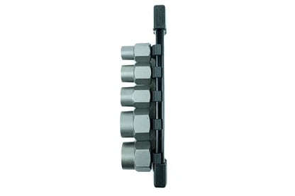 Century Drill & Tool 6 Piece Bolt Extractor Expansion Set 73426; aggressively grips damaged bolts and fasteners, impact ready socket adapter included - size: Expansion Set