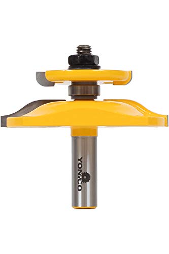 YONICO Raised Panel Cabinet Door with Back Cutter Router Bits 3-1/4-Inch Ogee 1/2-Inch Shank 12143 - style: Ogee - 3-1/4" Diameter - 1/2" Shank