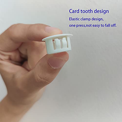 30 Pcs White Hole Plugs 16mm (5/8") Plastic Hole Plugs, Plastic Plug - size: 16mm (5/8")
