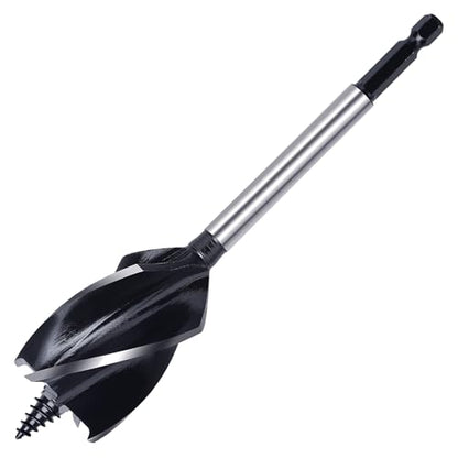 7/8 inch x 6-1/2 inch Auger Drill Bit for Wood, 1/4 inch Hex Shank Auger Drill Bit for Hard Wood,Soft Wood, Plywood and Plastic (7/8 in x 6-1/2 in) - size: 7/8 in x 6-1/2 in