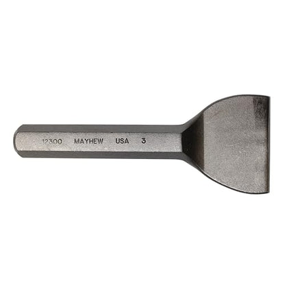 Mayhew Select 35002 3-by-7-Inch Carded Mason Chisel No Handguard ,Black - size: 3 inch