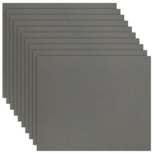 10pcs 6000 Grit Sandpaper Sheets 9 x 11inch, Extra Fine Sand Paper High Grit, Automotive Sandpaper for Car Wood Metal Furniture Finishing, Dry Wet Waterproof Abrasive Polishing Sand Paper
