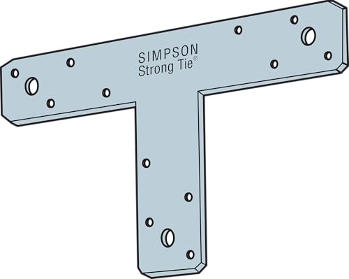 Simpson Strong-Tie 128T 12 in. x 8 in. 14-Gauge Galvanized T Strap - size: 1 Each
