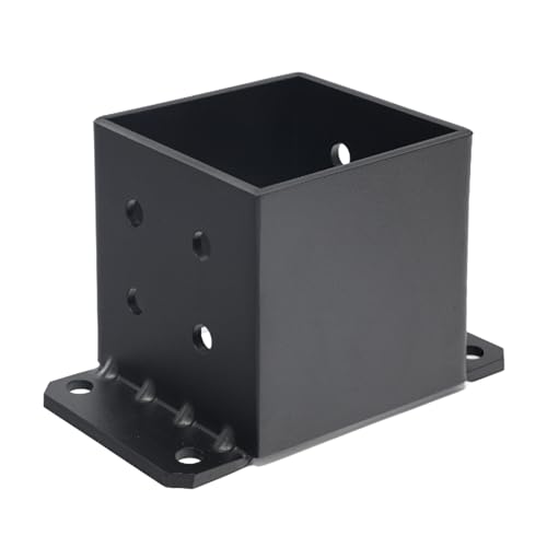 2 PCS 6x6 Post Base, 4.2mm Heavy Duty Steel Post Anchor Brackets