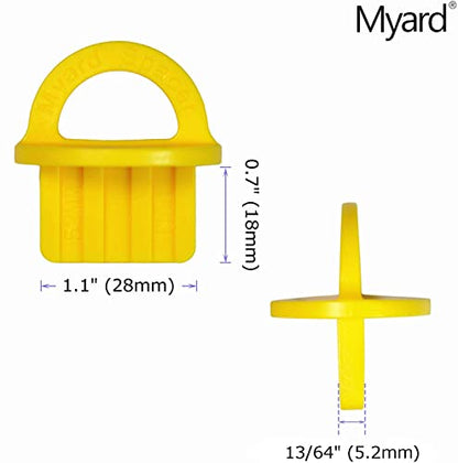 Myard Deck Board Jig Spacer Rings, 5-Size Mix 20 Packs Deck Spacers - size: Mix / 5 sizes x 4pcs