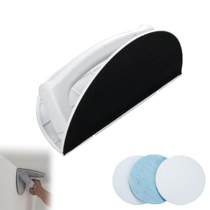 Right Angle Semi-Circular Angle Sanding Tool, Multi-Functional Semi-Round Corner Sandpaper, Self-Adhesive Handheld Micro Detail Sander, 3pcs Sandpaper for Wall