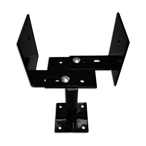 Pylex Support 33/66 Extendable Deck Support, Black