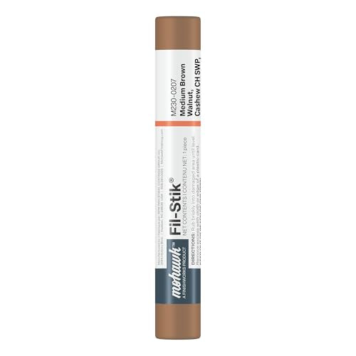 Mohawk Fil-Stik Wax Putty Stick, Medium Brown Walnut M230-0207, 1 Count