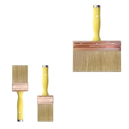 2 PCS 3" Stain Brushes + 7" Deck Stain Brush