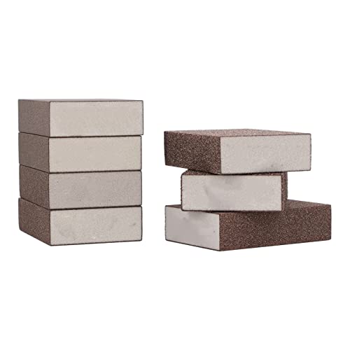 Sanding Sponges, Premium 7-Piece Multi-Grit Wet Dry Sanding Blocks for Wood Metal Plastic Furniture Repair, 36 to 220 Grit Foam Abrasive Kit