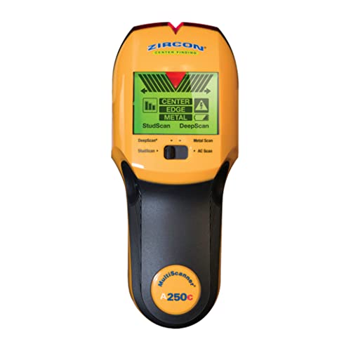 Zircon® MultiScanner™ A250c Stud Finder for Wood & Metal, Enhanced Display - size: Center Finding, style: A250c