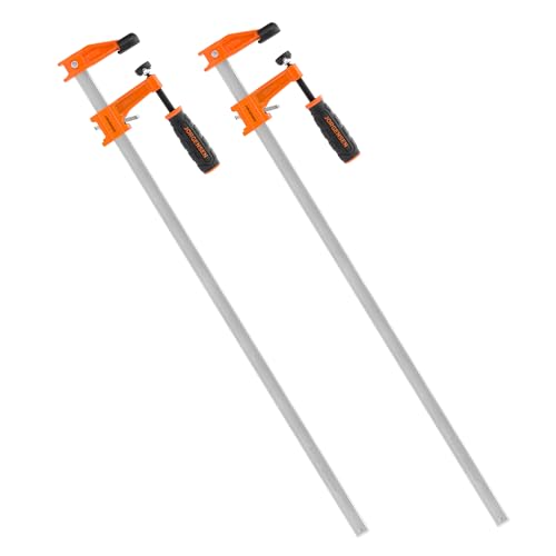Jorgensen 24" Medium-Duty Steel Bar Clamp Set, 600 lbs Load Limit, 2-Pack - size: 24 Inch Medium Duty
