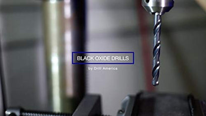 Drill America High Speed Steel 13/32" x 10" Extra Length Drill Bit, DWDDL Series - size: 13/32", style: 10" Length, Straight Shank