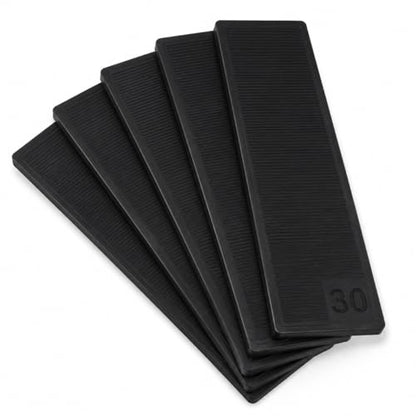 1/4" (6 mm) Plastic Glazing Blocks Glazing Frame Spacer Door Window Frame Packers - size: 1/4" (6mm) Black