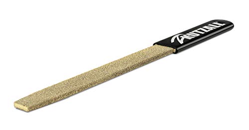 Kutzall Original 8" Flat Hand Rasp - Fine, Wood Rasp/File Used for Woodworking & Shaping, W/Ergonomic Soft Grip Handle, Abrasive Tungsten Carbide Coating - 13" (330.2mm) Overall Length - FT8170 - size: 8" (203.2mm) Length