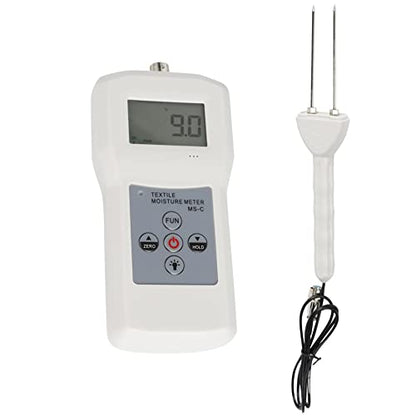 MS-C Needle Type Textile Moisture Meter for Textile Materials Cloth Cotton Yarm Wool Moisture Analyze Measuring