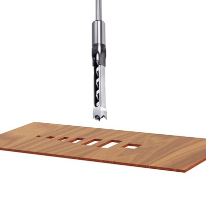 5/16" Square Hole Mortising Chisel Bit High-Carbon Steel - size: 5/16inch（8mm）