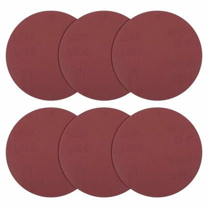 DTGN 2In 600Grit Hook and Loop Sanding Disc 10Pcs Red Aluminum Oxide - color: Red, size: 2 Inch(600 Grit)