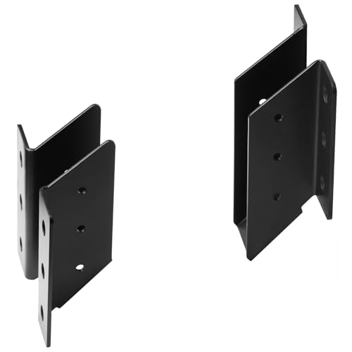 GBGS 2 Pairs Angled Joist Hanger for 2x6 Lumber,45°Slope Up and Down - size: 2x6 Lumber