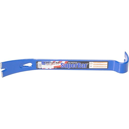 VAUGHAN SuperBar, 15 Inch Flat Pry Bar, Nail Puller, Assembled in the USA - size: 15 Inch