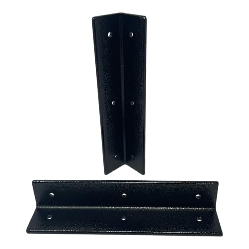 CounterBalance Stair Tread Bracket, Powdercoated Black, Import. Set of 2.