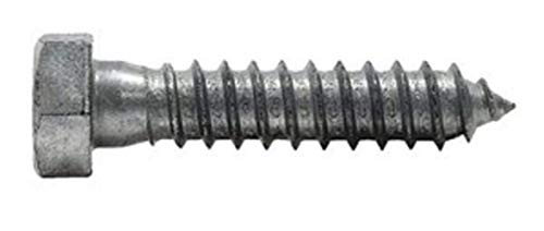 3/8"-7 x 3-1/2" Inch Hot Dipped Galvanized Lag Bolt, 25 Pack - K.C. Building Supply