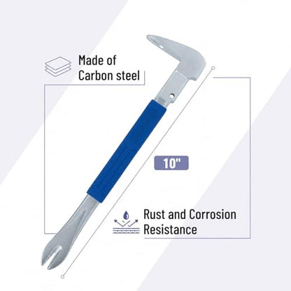 Bates- Cats Paw Nail Puller Tool, 10-Inch Small Pry Bar