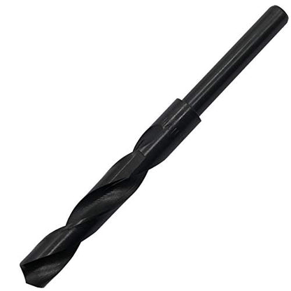 14mm(9/16-Inch) Reduced Shank Drill Bit, 1/2” Shank High Speed Steel Twist Drill Bit HSS-9341 for Aluminum Plate Copper Wood Stainless Steel - size: 14mm
