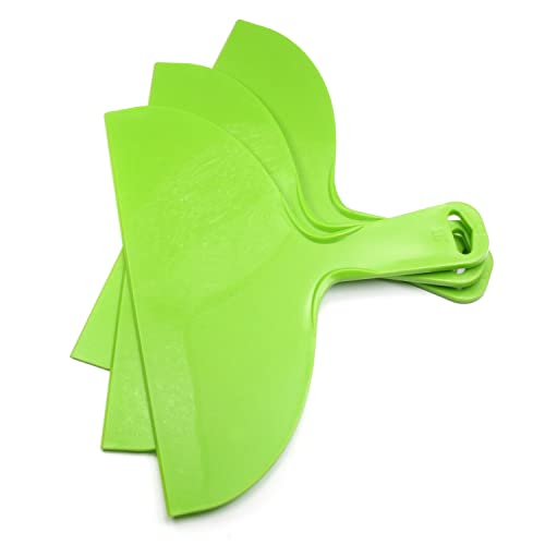 10 Inch Plastic Putty Knife, 3Pcs Flexible Paint Scraper Tool for Spackling - size: 10 inch