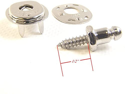 Lift The Dot Socket, 1/2" Stud & Clinch Plate - 10 of Each Piece
