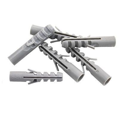 Brick Wall Anchors, Heavy Duty Plastic Concrete Wall Anchor 6PCS