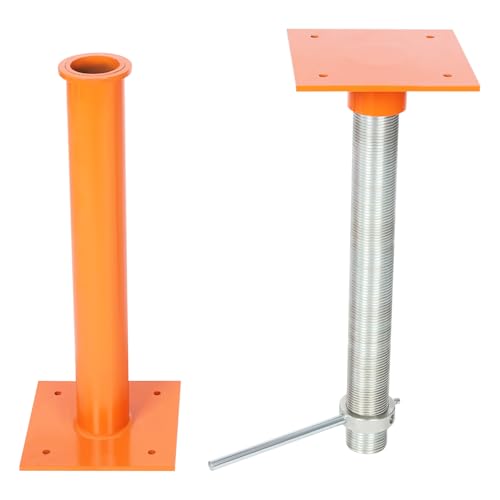 House Floor Jack Adjustable Height Jacking Post Foundation Jacks Pole Joist Support Basement Jack Column Lift Support for Leveling (23“ - 35”, 16000lbs) - size: 23“ - 35”, 16000lbs