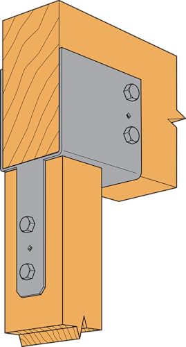 Simpson Strong-Tie ECC64 - ECC End Column Cap for 4X Beam & 6X Post - Heavy-Duty Framing Bracket for Structural Support in Home Improvement Projects