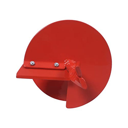 THUNDERBAY 10 Inch Diameter 36 Inch Long Single Sprial Earth Auger Bit with Fishtail Point Drill Bit and The Patent Shock Spring - color: w/ Patent Shock Spring, size: 10-Inch Diameter