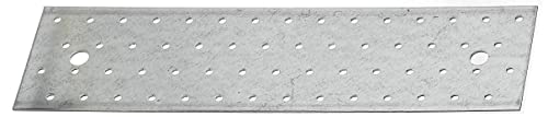 Alberts, Sendzimir-galvanised, 300 x 80 mm 331474 Perforated Plate - size: 300 x 80 mm