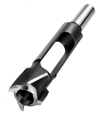 Wood Tenon Dowel Plug Cutter 3/4 Inch Tenon Cutter Plug Maker Woodworking Drill Bit - size: 3/4"