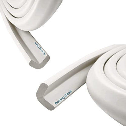 Roving Cove Furniture Edge Protector, Desk Edge Cover, Large 12ft Edge Only - color: Oyster White, size: Large 12 Foot (Pack of 1)