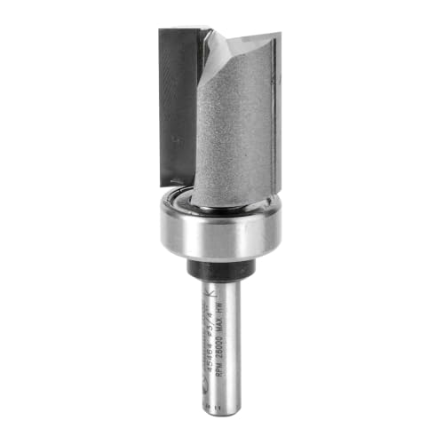 Amana Tool - 45464 Carbide Tipped Flush Trim Plunge Template 3/4 Dia x 1" 4 Shank - size: 3/4 Dia x 1" 4 Shank