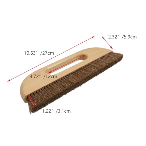 KUMGROT Wallpaper Smoothing Brush, 3-Rows Wallpaper Paste Hair - style: W02