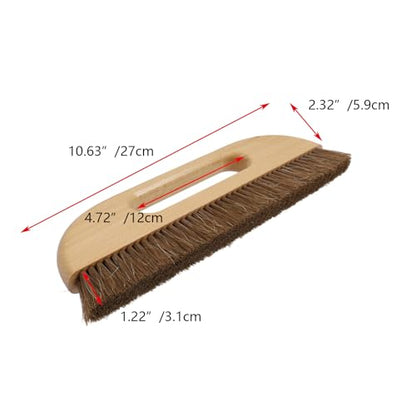 KUMGROT Wallpaper Smoothing Brush, 3-Rows Wallpaper Paste Hair - style: W02