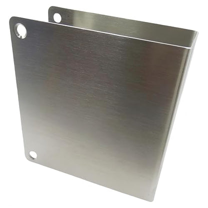 1-3/4" Stainless Steel Door Reinforcement Plate MP9492, 2 Pack