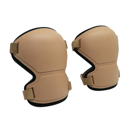 GRITR Knee Pads - Heavy Duty Knee Protectors, Improved, FDE - color: Flat Dark Earth