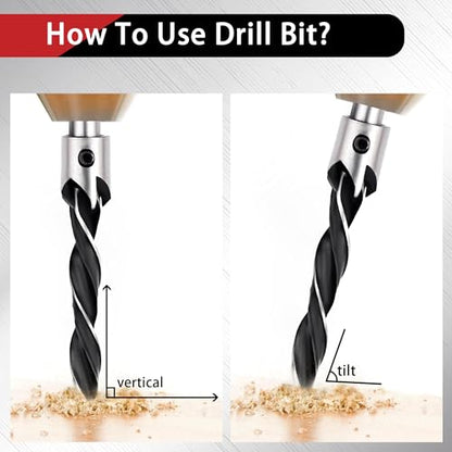 7Pcs HSS Countersink Drill Bits Set - size: 7pcs
