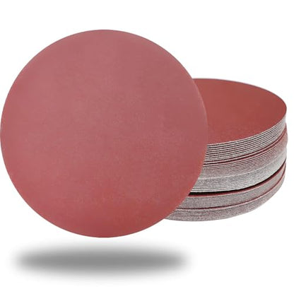 50 Pack 7 Inch 240 Grit Hook-and-Loop Sanding Discs Sandpaper -7" Aluminum Oxide Sander Paper Grinding Polishing for Random Orbit Drywall Sander - style: 240 Grit