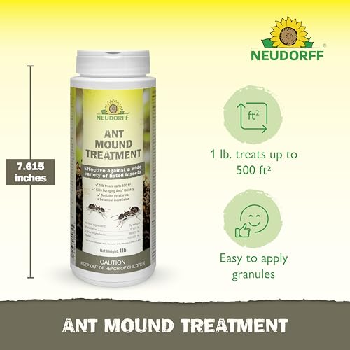 Neudorff Ant Mound Treatment Proven Foraging Ant Killer* Insecticide 1 LB. - size: 1 LB. (Mound)