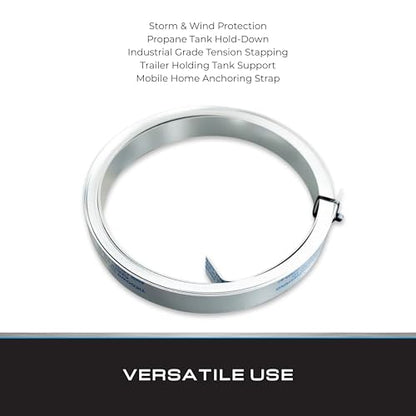 Tie Down Engineering Galvanized Strap 1 - 1/4 X 35ft. - size: 35 Feet, style: G60