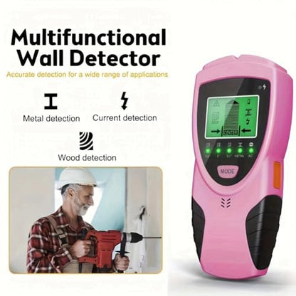 5-in-1 Wall Scanner Wood Current Detector Edge Center Finding Digital Stud Finder Sensor Wall Multi Function Scanner