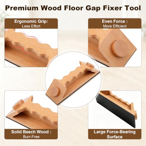 Floor Gap Fixer Tool Kit for Laminate, Vinyl, and Hardwood Flooring Repair